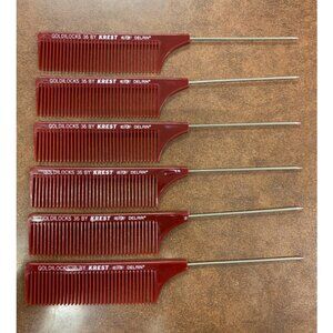 Krest goldilocks coarse long tooth rattail Hair comb | G36 8 1/4" (pack of 6). c